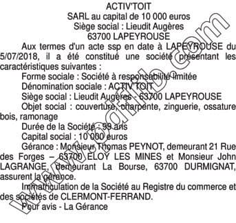 Contenu publication