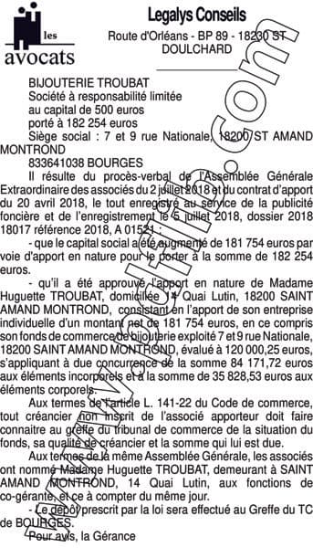 Contenu publication