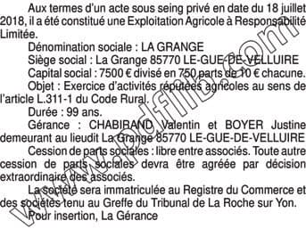 Contenu publication