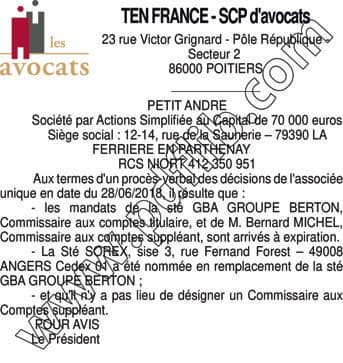 Contenu publication