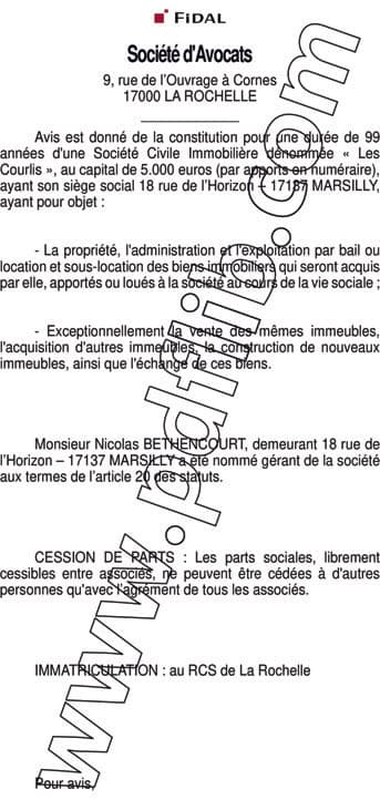 Contenu publication