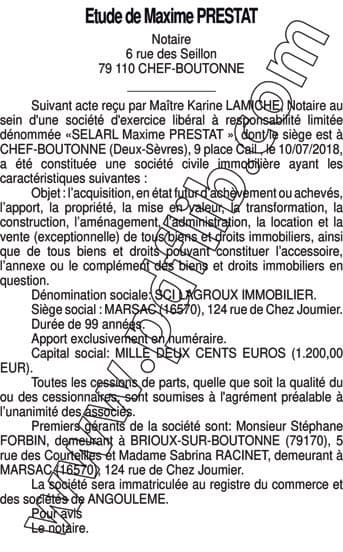 Contenu publication