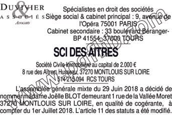 Contenu publication