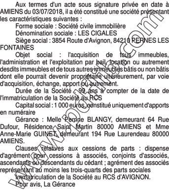 Contenu publication
