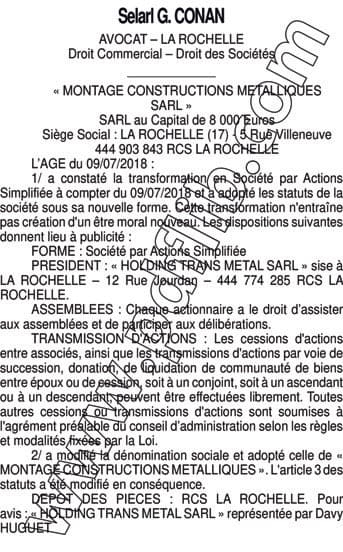 Contenu publication