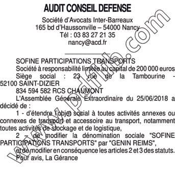 Contenu publication