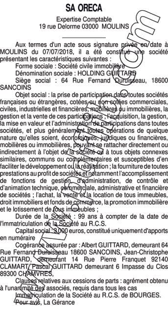 Contenu publication