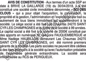 Contenu publication