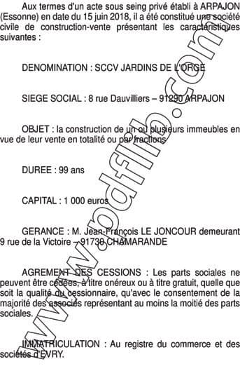 Contenu publication