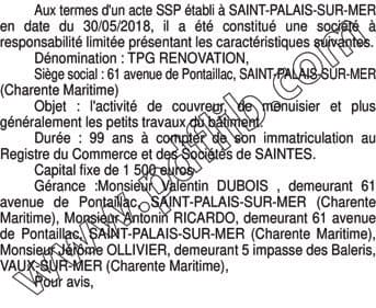 Contenu publication