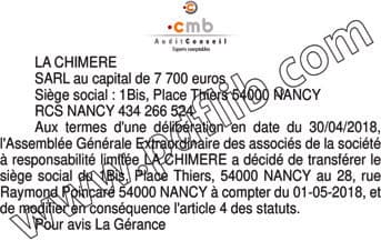 Contenu publication