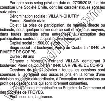 Contenu publication