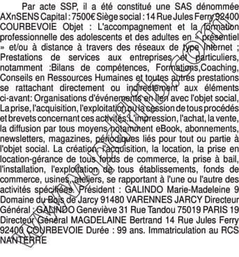 Contenu publication