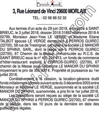 Contenu publication