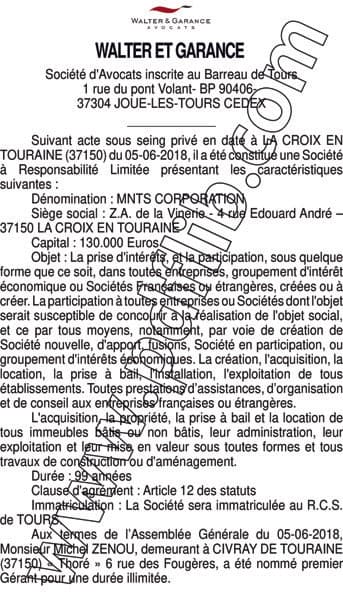 Contenu publication