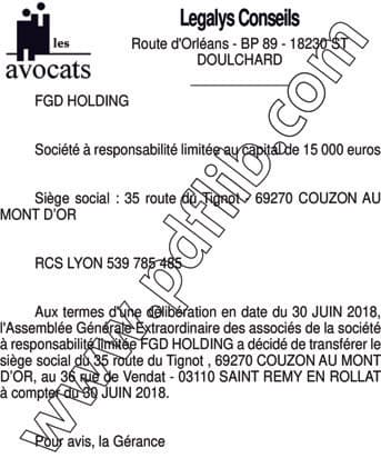 Contenu publication