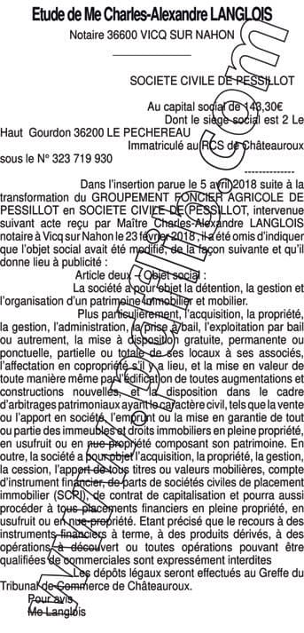 Contenu publication
