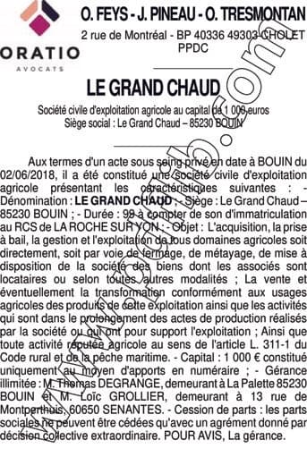 Contenu publication