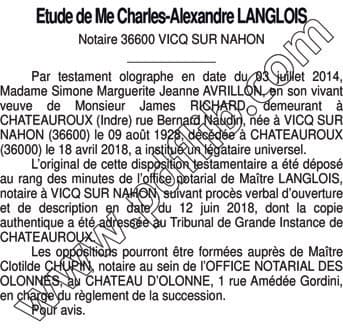 Contenu publication