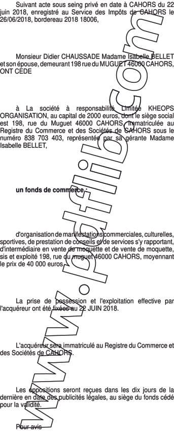 Contenu publication