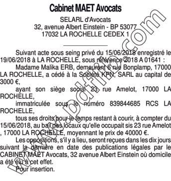Contenu publication