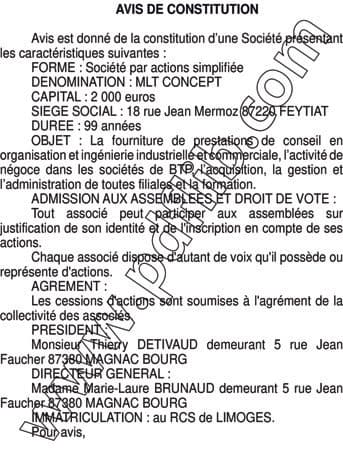 Contenu publication