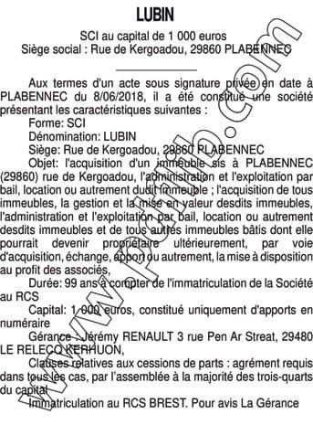 Contenu publication