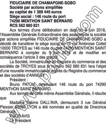 Contenu publication