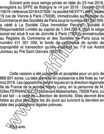 Contenu publication