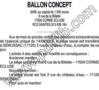Contenu publication