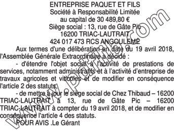 Contenu publication