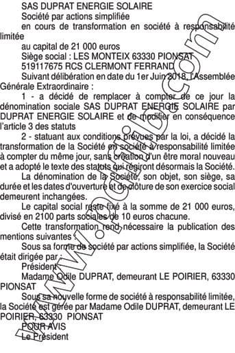 Contenu publication