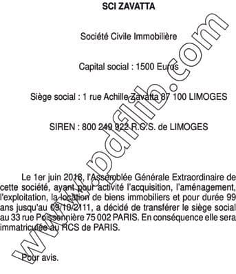 Contenu publication