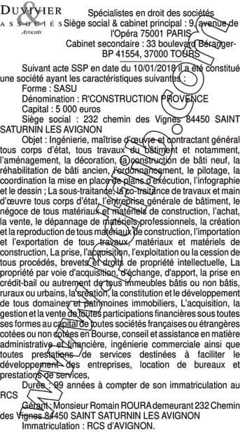 Contenu publication