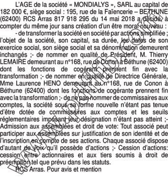 Contenu publication