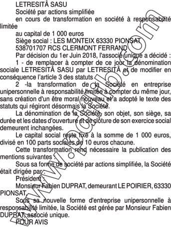 Contenu publication