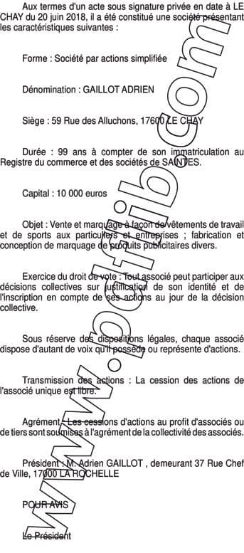 Contenu publication