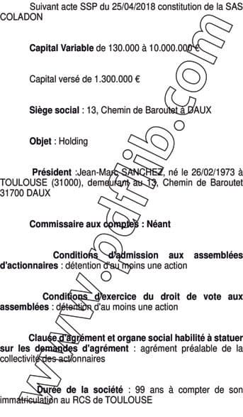 Contenu publication