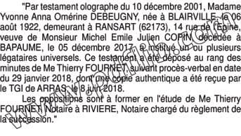 Contenu publication