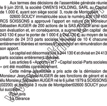 Contenu publication