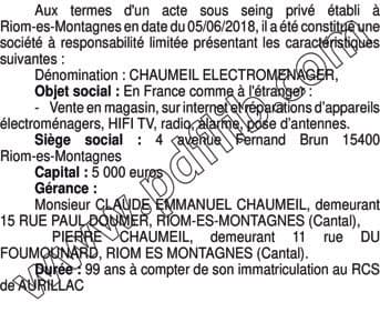 Contenu publication