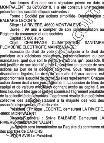 Contenu publication