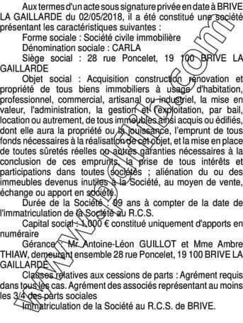 Contenu publication