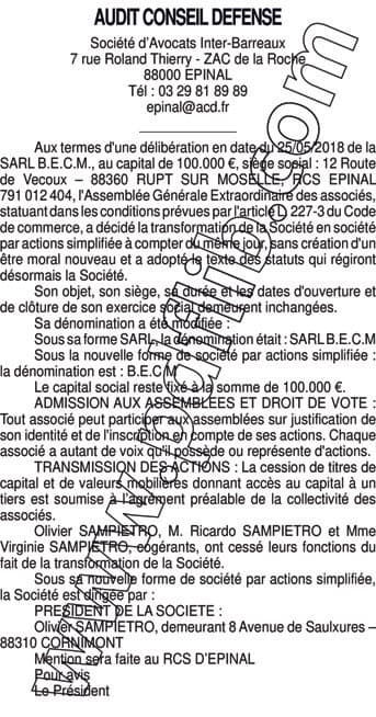 Contenu publication