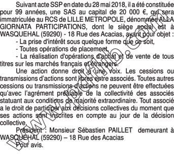 Contenu publication