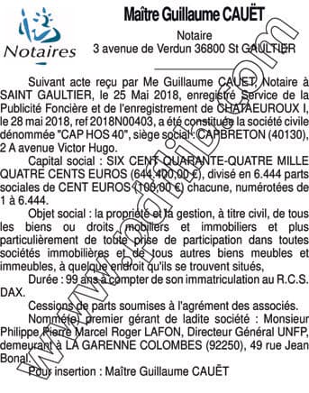 Contenu publication