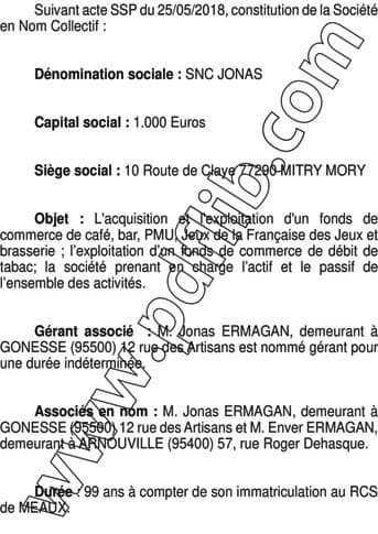 Contenu publication