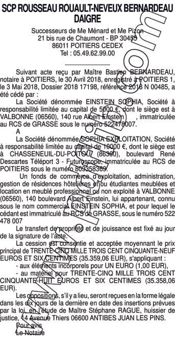 Contenu publication
