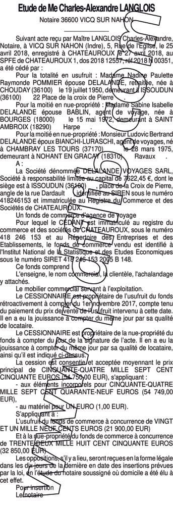 Contenu publication