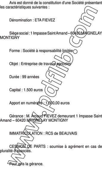 Contenu publication